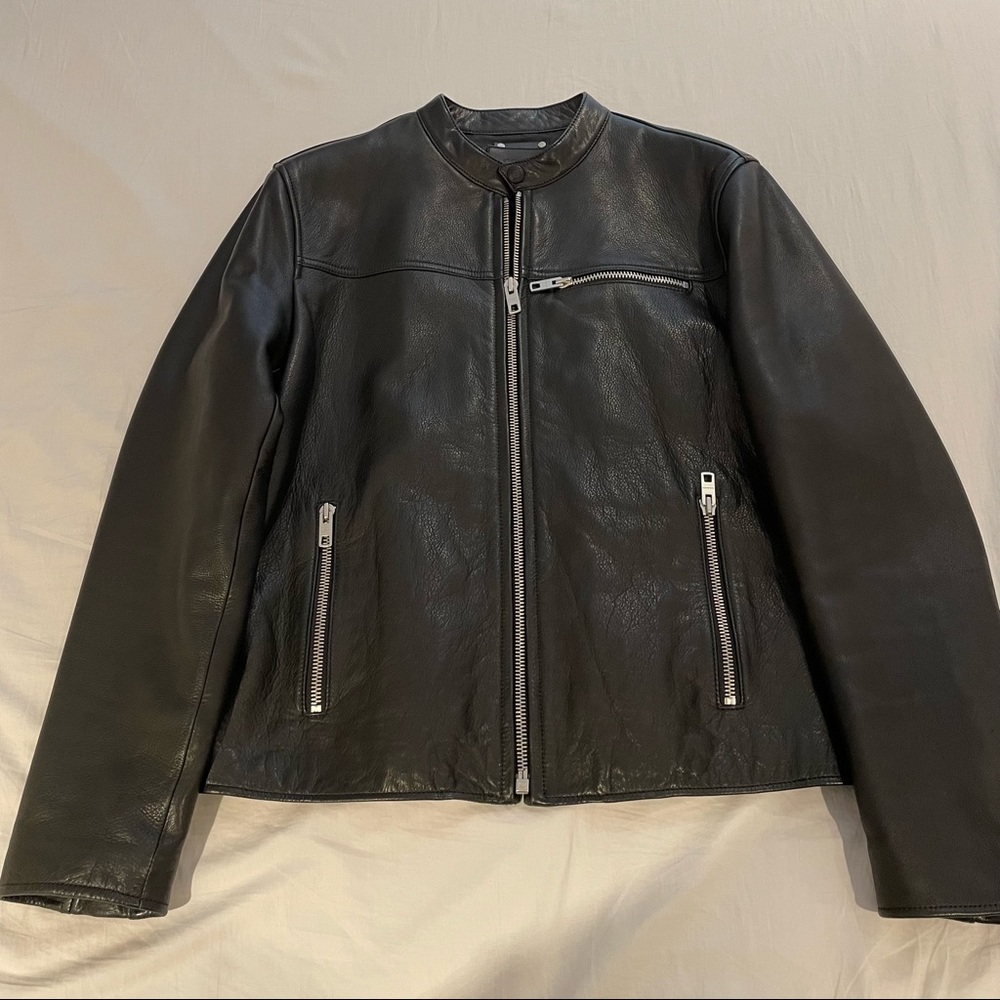 【Coach New York】 Leather Racer Jacket